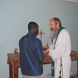  &ndash; © 2008 NHA Photos, James B. Mansaray, photographer. September 2008.... Blessing of personal rosary