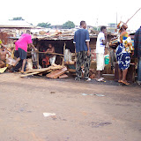 &ndash; Kroo Bay get worst of rising water, 10 people lost their lives during the night.. …. © 2008 September NHA Media Photos, Salu Bangura, photographer.