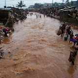  &ndash; Flood Damage: Kroo Bay cleans up after flood. …. © 2008 September NHA Media Photos, Salu Bangura, photographer.