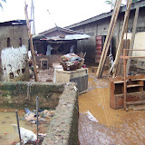  &ndash; Flood Damage: Kroo Bay cleans up after flood. …. © 2008 September NHA Media Photos, Salu Bangura, photographer.
