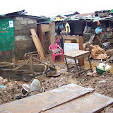  &ndash; Flood Damage: Kroo Bay cleans up after flood. …. © 2008 September NHA Media Photos, Salu Bangura, photographer.
