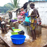  &ndash; Flood Damage: Kroo Bay cleans up after flood. …. © 2008 September NHA Media Photos, Salu Bangura, photographer.
