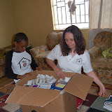  &ndash; After intial visit it is obvious the needs at Kroo Bay are greater than other areas so we pack up for more supplies to bring to Kroo Bay. ...© 2008 September NHA Media Photos, James B. Mansaray photographer.