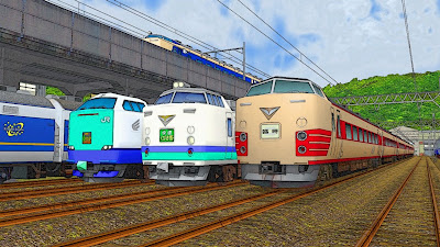 RailSimで撮ったSSをイラストライクに加工