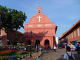 13 giugno 2008: La chiesa cristiana nella città coloniale di Melaka (Melaka). Questa città è stata colonizzata da chiunque al mondo, in particolare olanda e inghilterra...