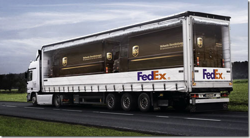 fed ex UPS ad funny