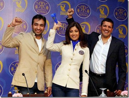 rajastan-royals-team-owners-Shilpa Shetty and husband Raj Kundra