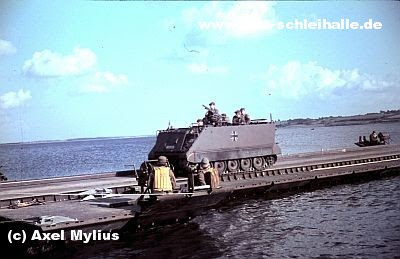 Schwimmbr&uuml;cke &uuml;ber die Schlei