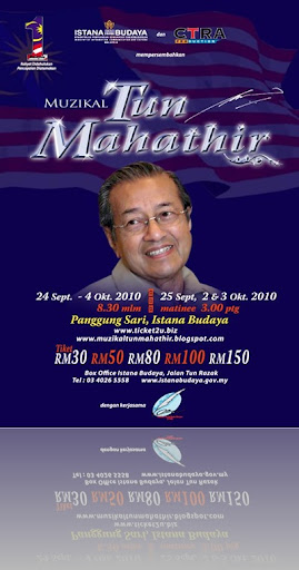 Teater Muzikal Tun Mahathir yang akan dipentaskan di Istana Budaya pada 