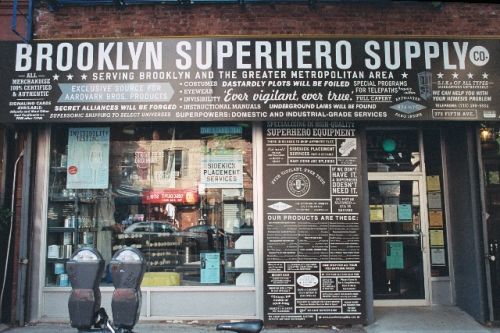 Brooklyn Superhero Supply Store. Yes, It's Real!