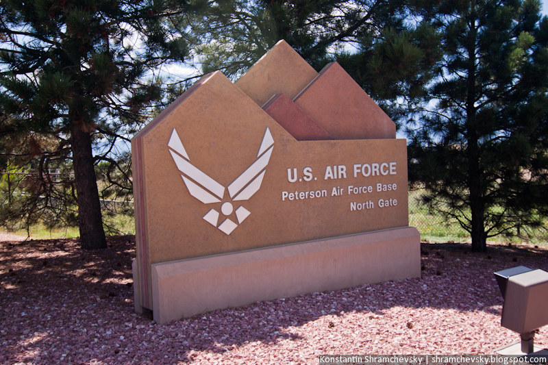 Peterson Air Force Base Colorado Springs USA United States Of America Авиабаза Петерсон Аэродром Аэропорт Колорадо Спрингс США Соединенные Штаты Америки