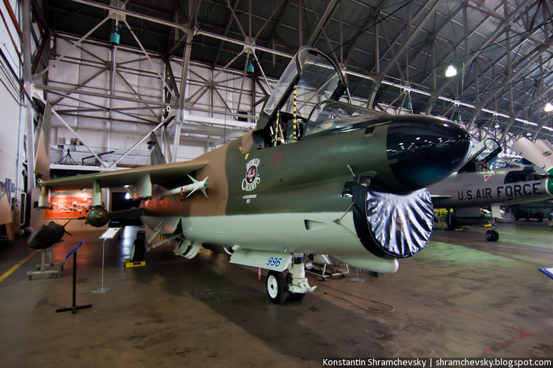 USAF United States Air Force Attack Aircraft A-7D Corsair ВВС США Военно Воздушные Силы Соединенных Штатов Америки Штурмовик А-7Д Корсар