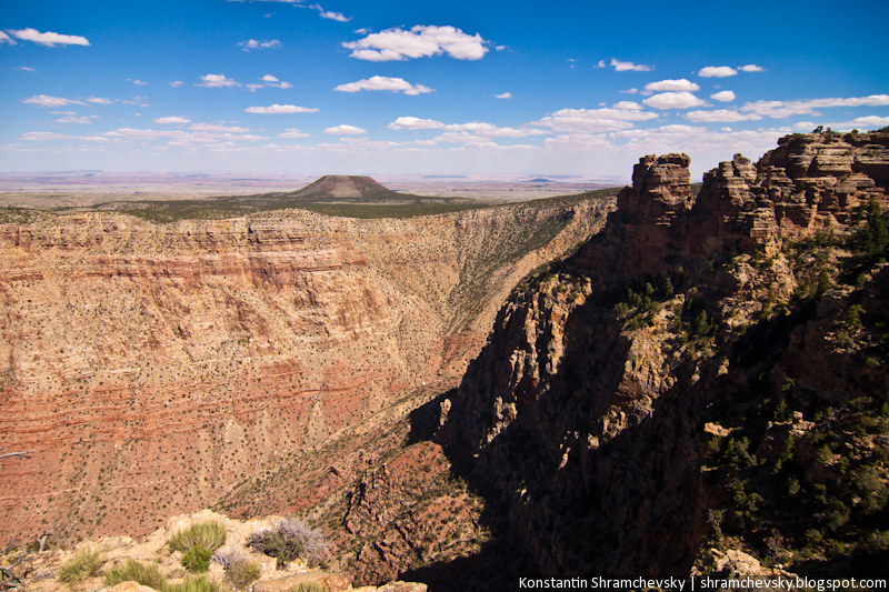 USA Arizona Grand Canyon Rocks Mesa США Аризона Гранд Каньон Скалы Столовая Гора Меса