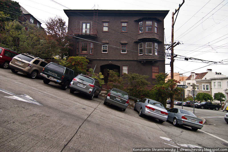 USA California San Francisco Hills США Калифорния Сан Франциско Холмы