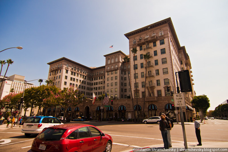 USA California Los Angeles Beverly Hills Regent Beverly Wilshire США Калифорния Лос Анджелес Беверли Хиллз