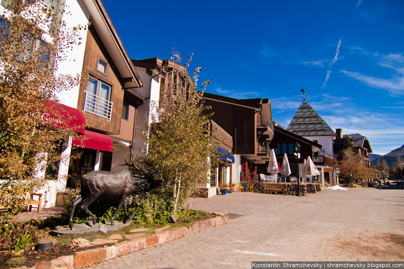 USA Colorado Vail Ski Resort США Колорадо Вэйл Горы Лыжный Курорт