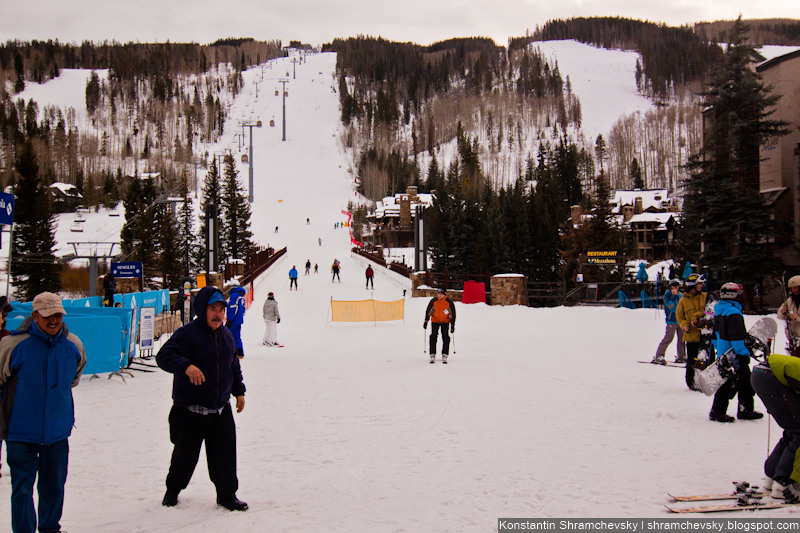 USA Colorado Vail Ski Resort США Колорадо Вэйл Горы Лыжный Курорт
