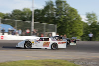 #61 John Fletcher racing with Rob Clarke at Barrie Speedway, June 13, 2009