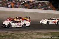 #18 Bruce Gowland in 35 lap feature at Kawartha Speedway, August 7, 2009