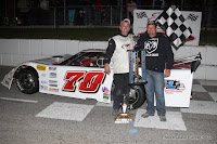 #70 Jeff Hanley and Mark Dilley, Don Biederman Memorial victory, Sunset Speedway, July 4, 2009