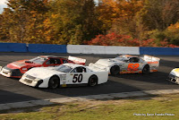#50 Tom Cuzzilla Jr racing at Peterborough Speedway, October 12, 2008