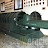 Mini submarino "Siluri" e cilindro de transporte no Museu Histórico Naval de Veneza