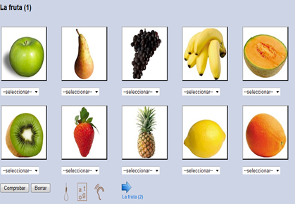 VOCABULARIO FRUTA ESPANOL E INGLES vocabulario fruta espanol e ingles: