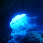 und da ist der Ausgang - schööön blau