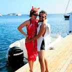 sÄngeli und sTüfeli vorem Start vom Dinghyrace