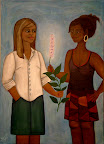 Vebascum Ani (2003)<br />
26" x 36"<br />
Acrylic on Canvas<br />
For Sale in Etsy Shop
