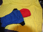 The verision of the diaper that I am making has a removable inside.  The soaker pad for this diaper I made out of a velour terry cloth which is 100% cotton.  There is an opening along the back of the diaper where you can remove it.  this way when washing everything you can take the parts out and they will wash and dry more effectively.