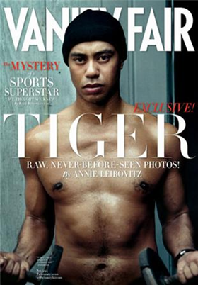 Tiger Woods Vanity Fair Shirtless Cover Photo