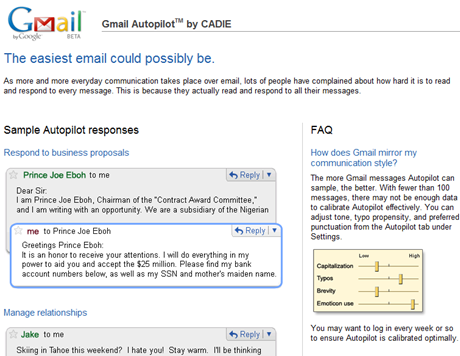 gmail autopilot