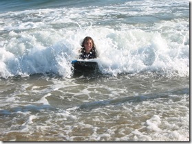 NieceRidingWaves