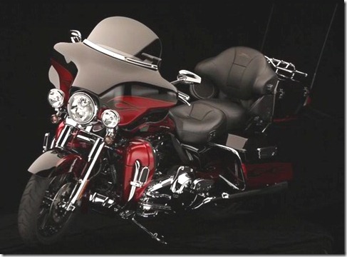 Harley Davidson CVO Ultra Classic Electra Glide red