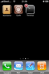 скриншот на iphone