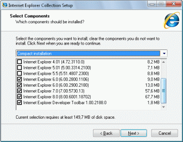 Internet Explorer Collection