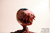 Ocluaris Carnivosa, the north american carnivorous eyeball.  Sculpey, latex, acrylic paint.