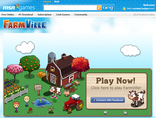 farmvillemsngames Farmville llega a MSN Messenger y MSN Games