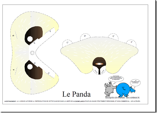 Featured image of post Molde Antifaz De Panda Para Imprimir