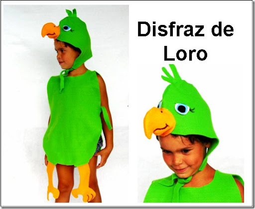 Disfraces caseros de animales, loro, caballo, tucán, delfín, ratón Disfraces caseros de animales, loro, caballo, tucán, delfín, ratón