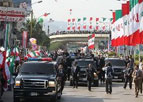 استقبال تاریخی از احمدی نژاد از فرودگاه تا کاخ ریاست جمهوری لبنان