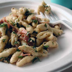 Prosciutto and Picholine Pasta Salad