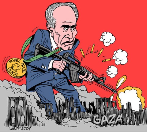 ShimonPerez_NobelPeaceLaureate_by_Latuff2