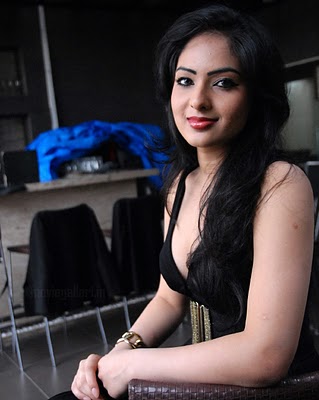 Nikesha Patel in Black Dress