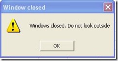 windows closed