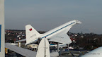 Die TU-144. Sieht so ähnlich wie eine Concorde aus, ist aber zuerst geflogen. (Scherzhaft auch “Concordski” genannt)
