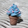 Sweet Blue Ice Cream Ring