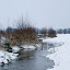  &ndash; ...meandert door het besneeuwde landschap