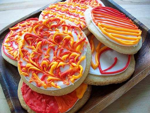 Abstract Cake Design